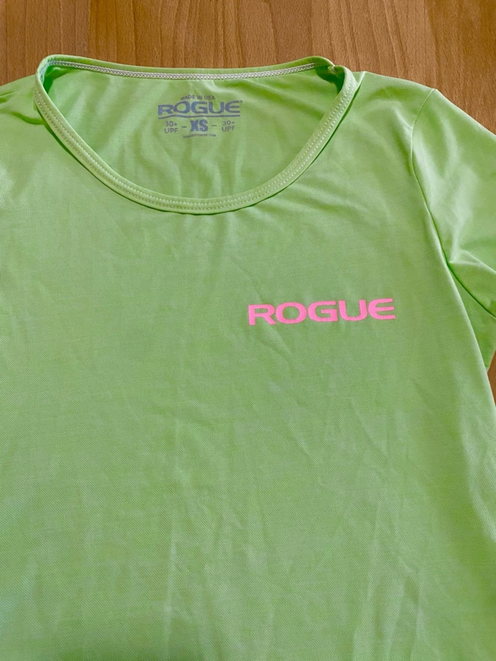 Rogue UPF 30+ Sun Protection Neon Lime PerformancePink made in USA